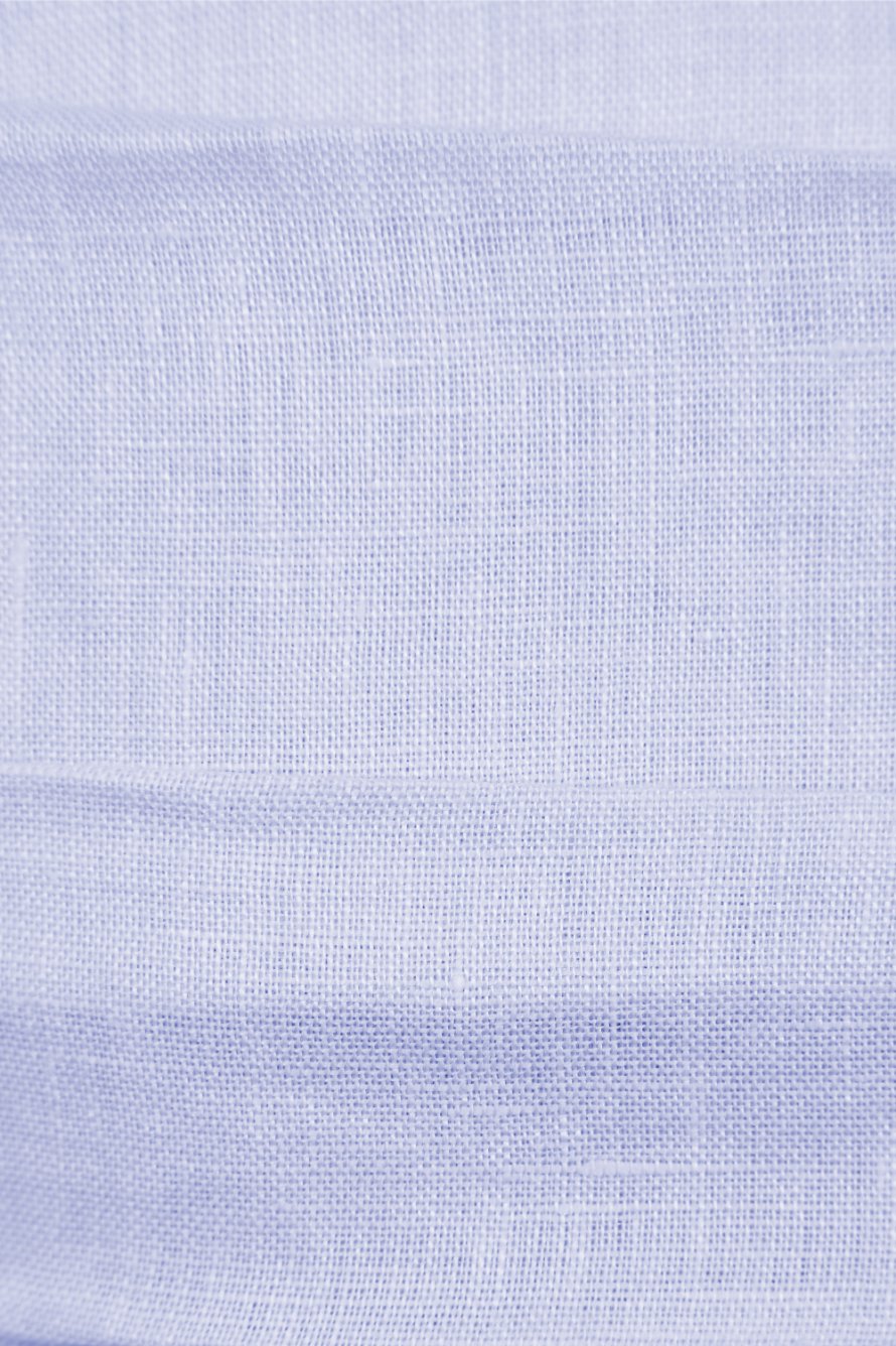 Laurel Pleated Strappy Cropped Top in Periwinkle Blue