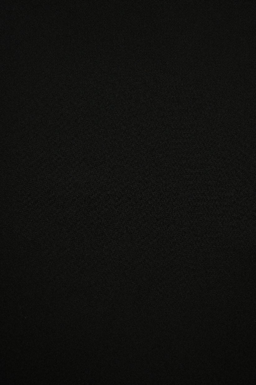 Sia Padded Square Neck Top in Classic Black