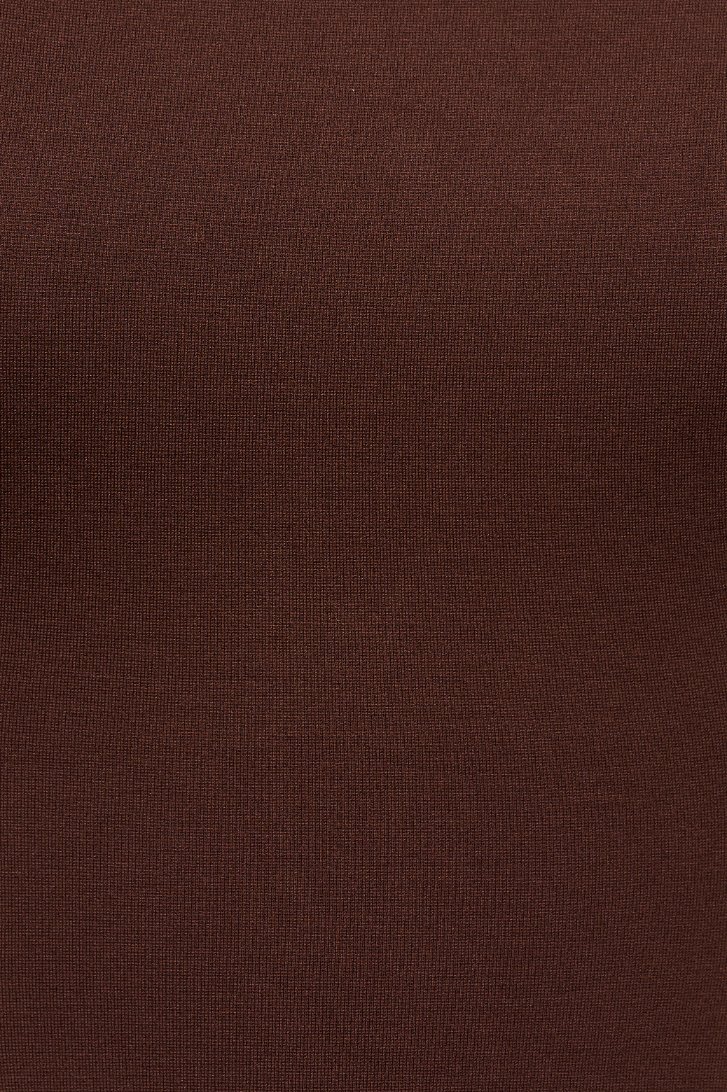 Sia Padded Square Neck Top in Walnut