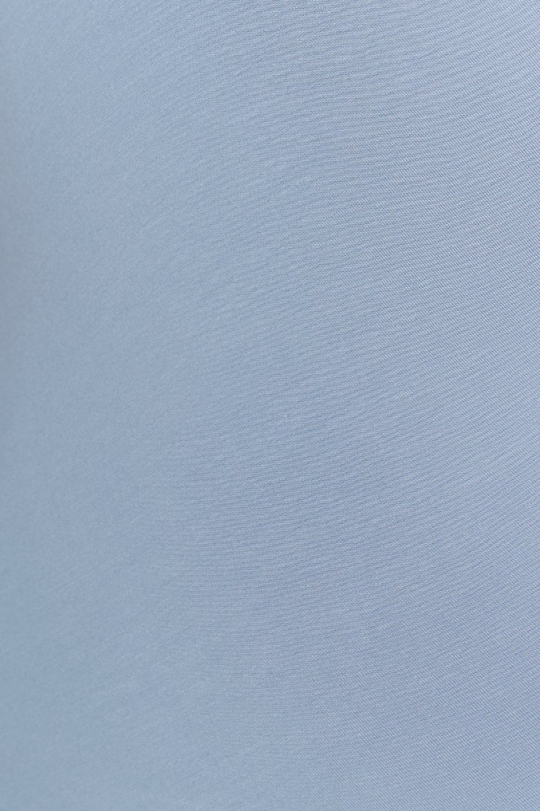 Tyra Asymmetrical Long Sleeves Top in Cerulean Blue