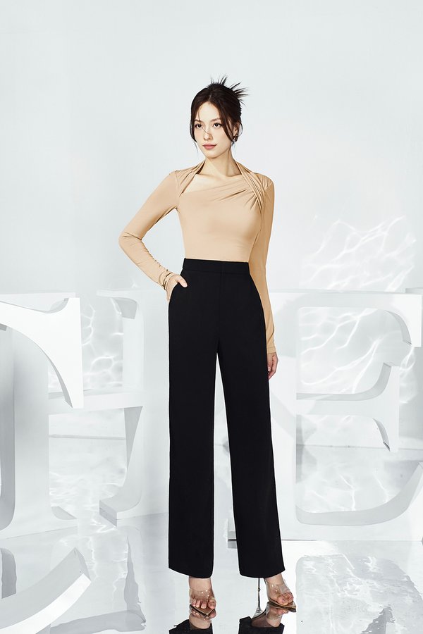 Nikita Slim Fit Pants in Classic Black