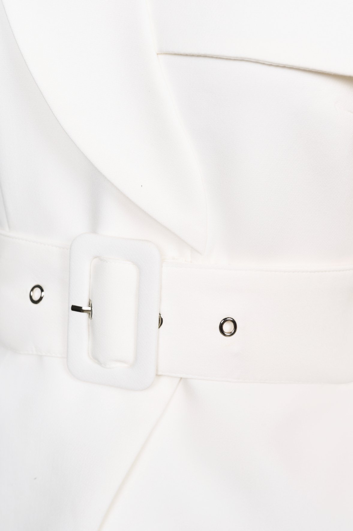 Aurelia Asymmetrical Tailored Top In Iconic White