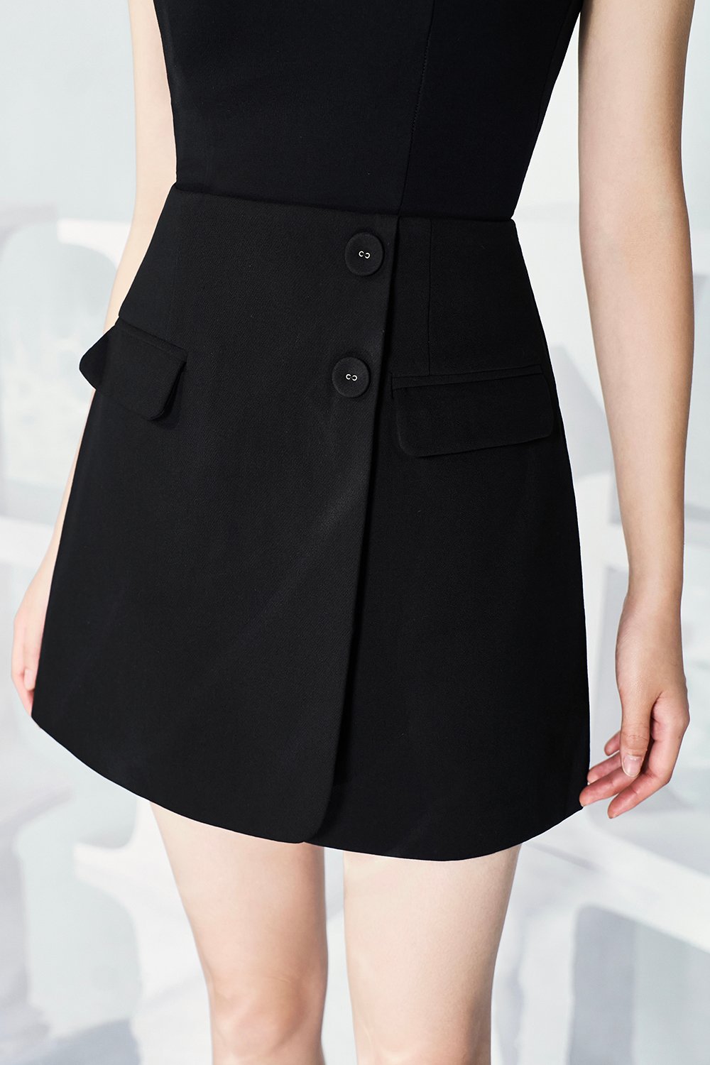Nova Mini Skort In Classic Black