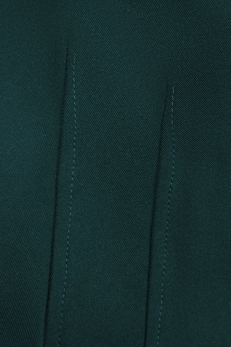 Vianne Vest Cropped Top in Deep Forest