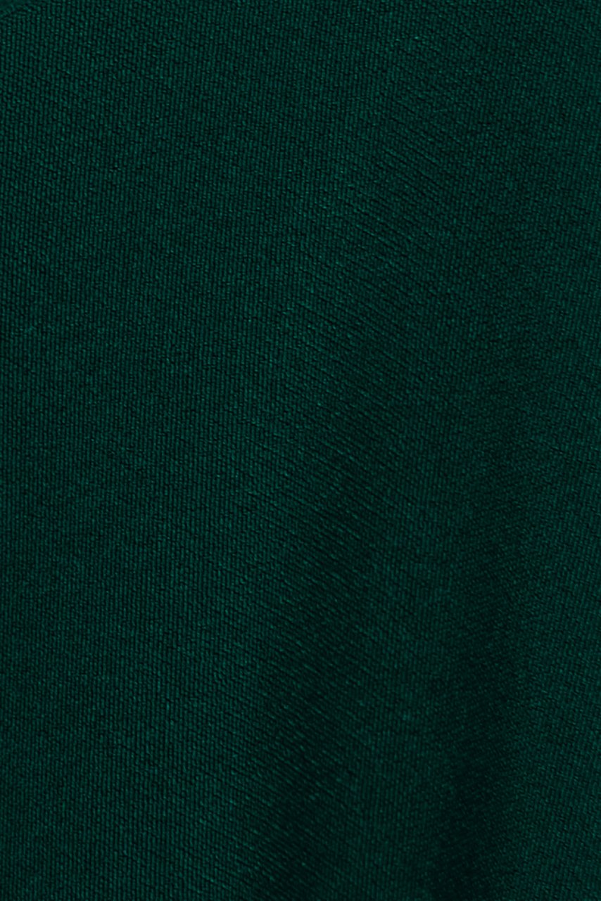 Clayre Peplum Pencil Dress in Emerald Green