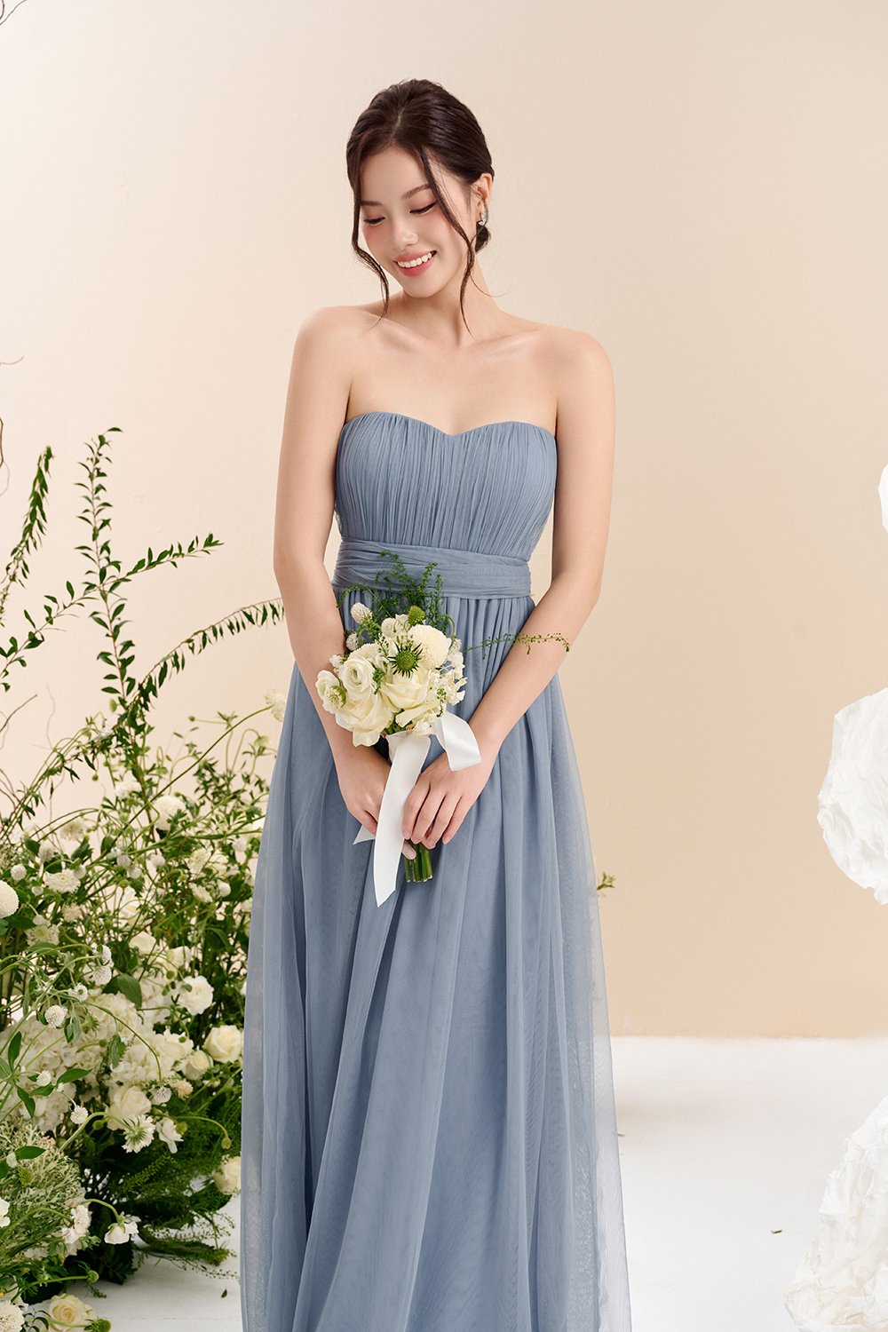 Harlow Infinity Maxi Dress in Blue Mist