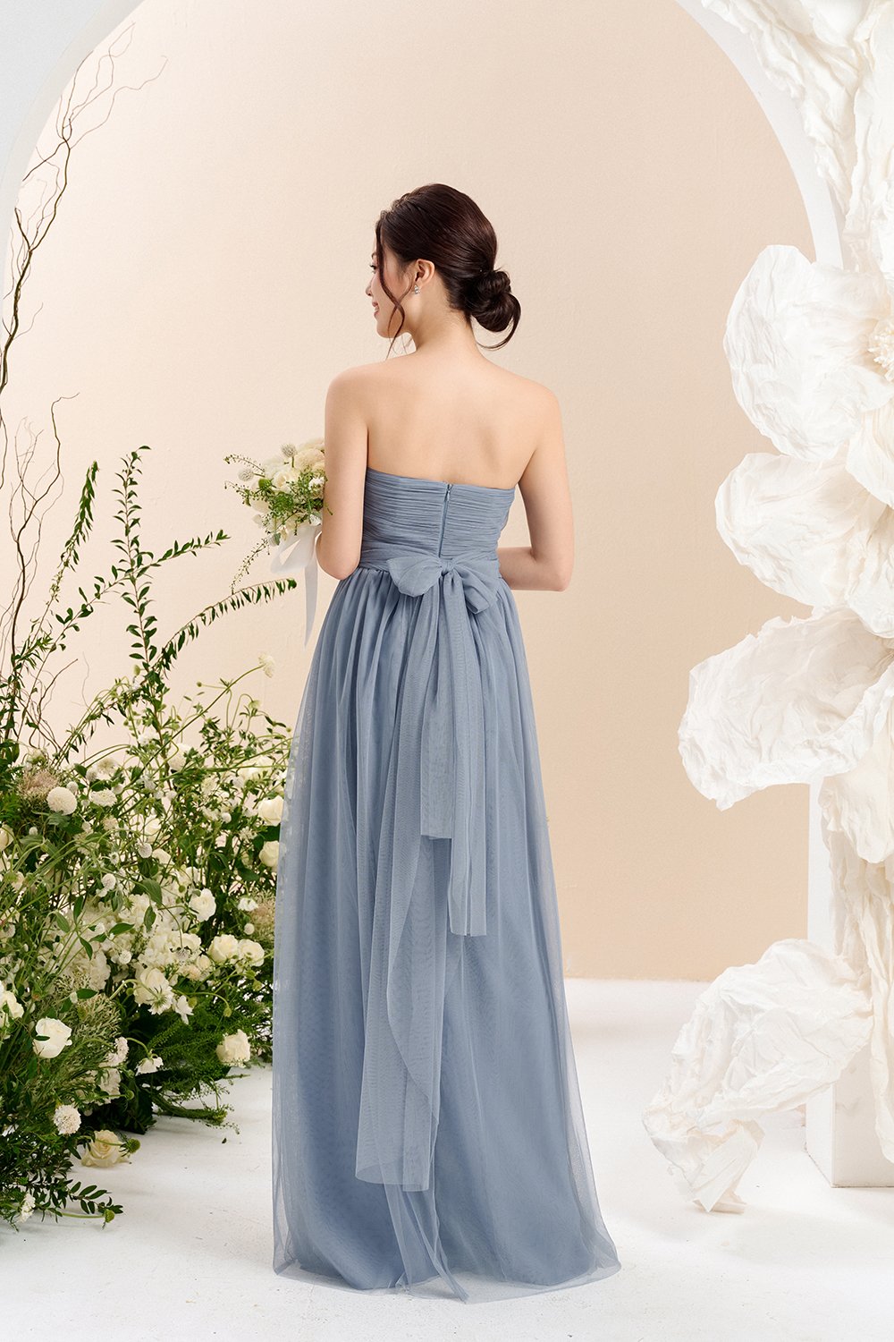 Harlow Infinity Maxi Dress in Blue Mist