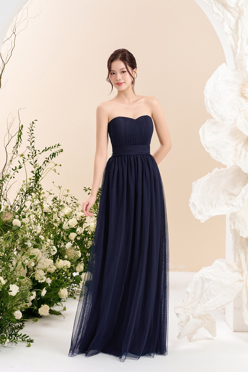 Harlow Infinity Maxi Dress in Cosmic Blue