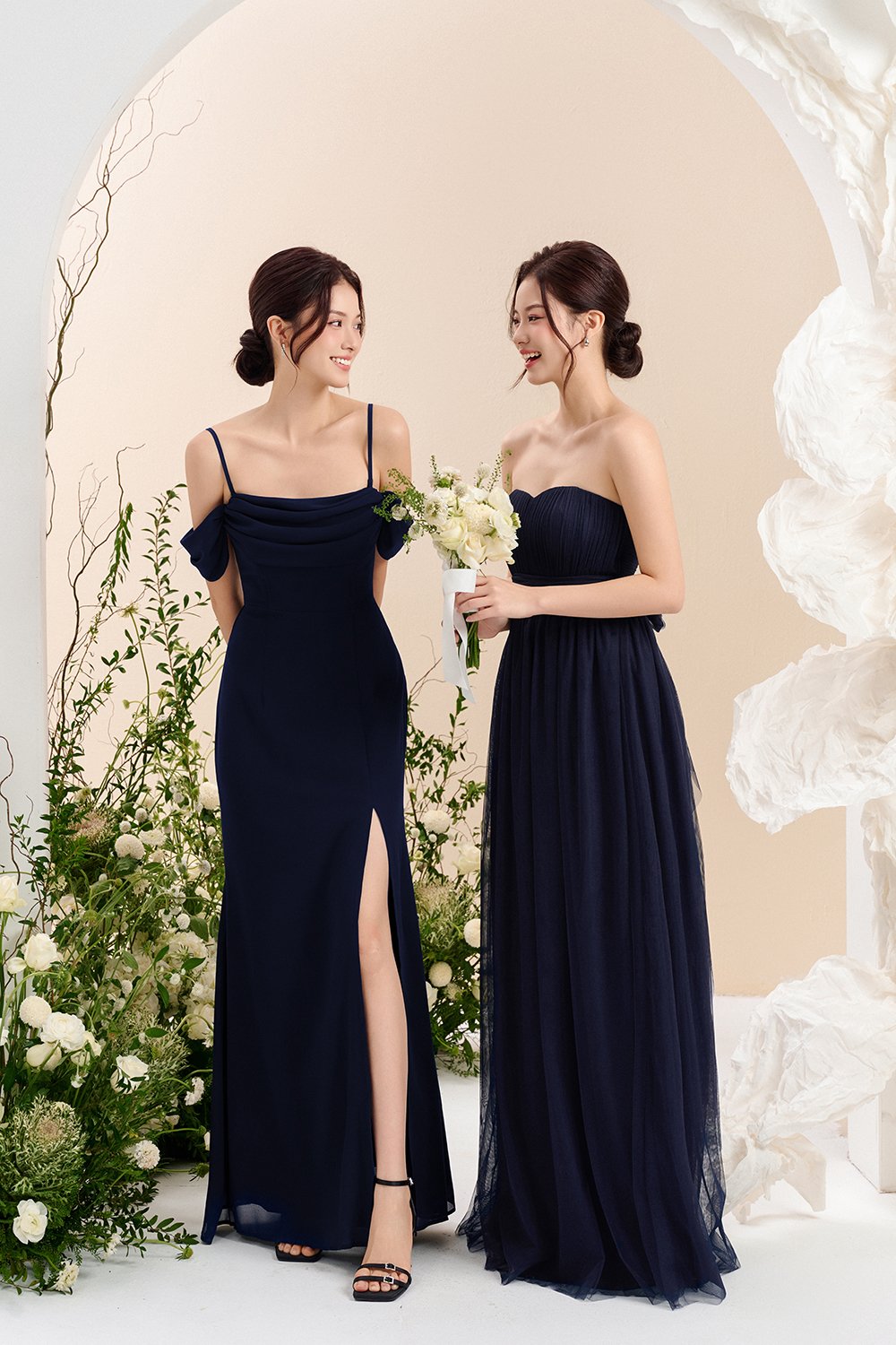 Harlow Infinity Maxi Dress in Cosmic Blue