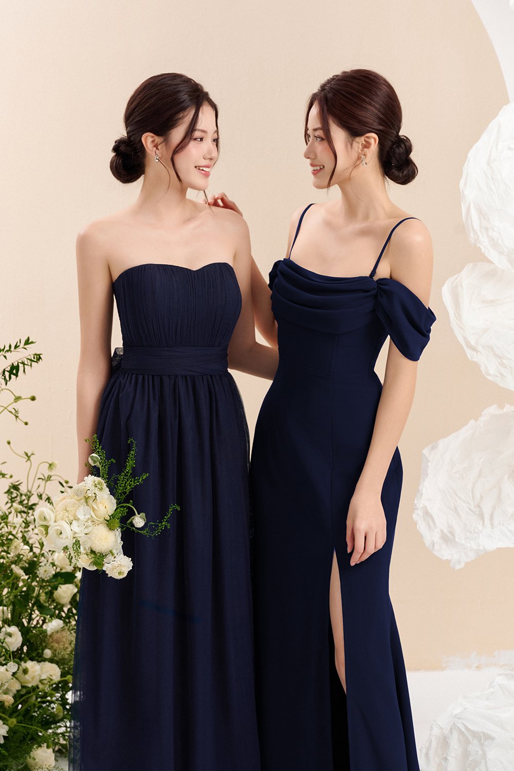 Harlow Infinity Maxi Dress in Cosmic Blue