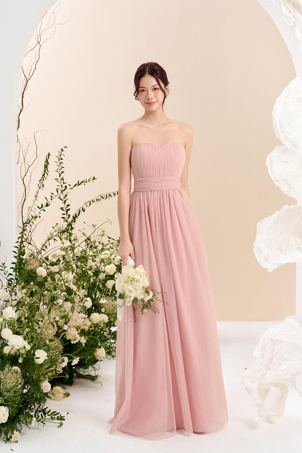 Harlow Infinity Maxi Dress in Hushed Petal