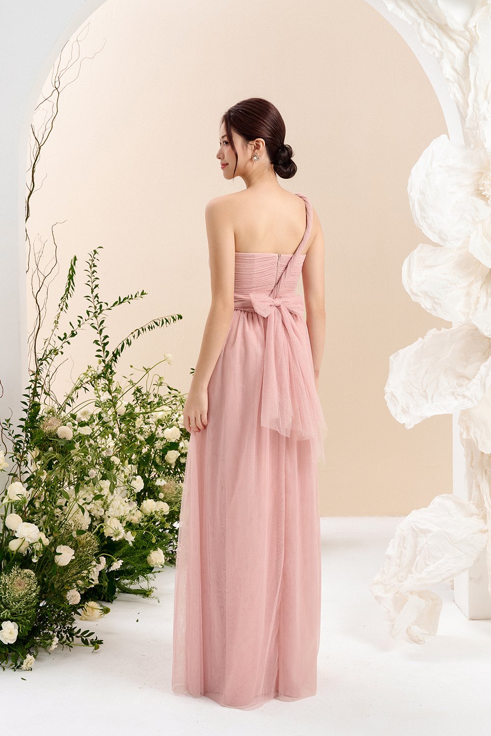 Harlow Infinity Maxi Dress in Hushed Petal