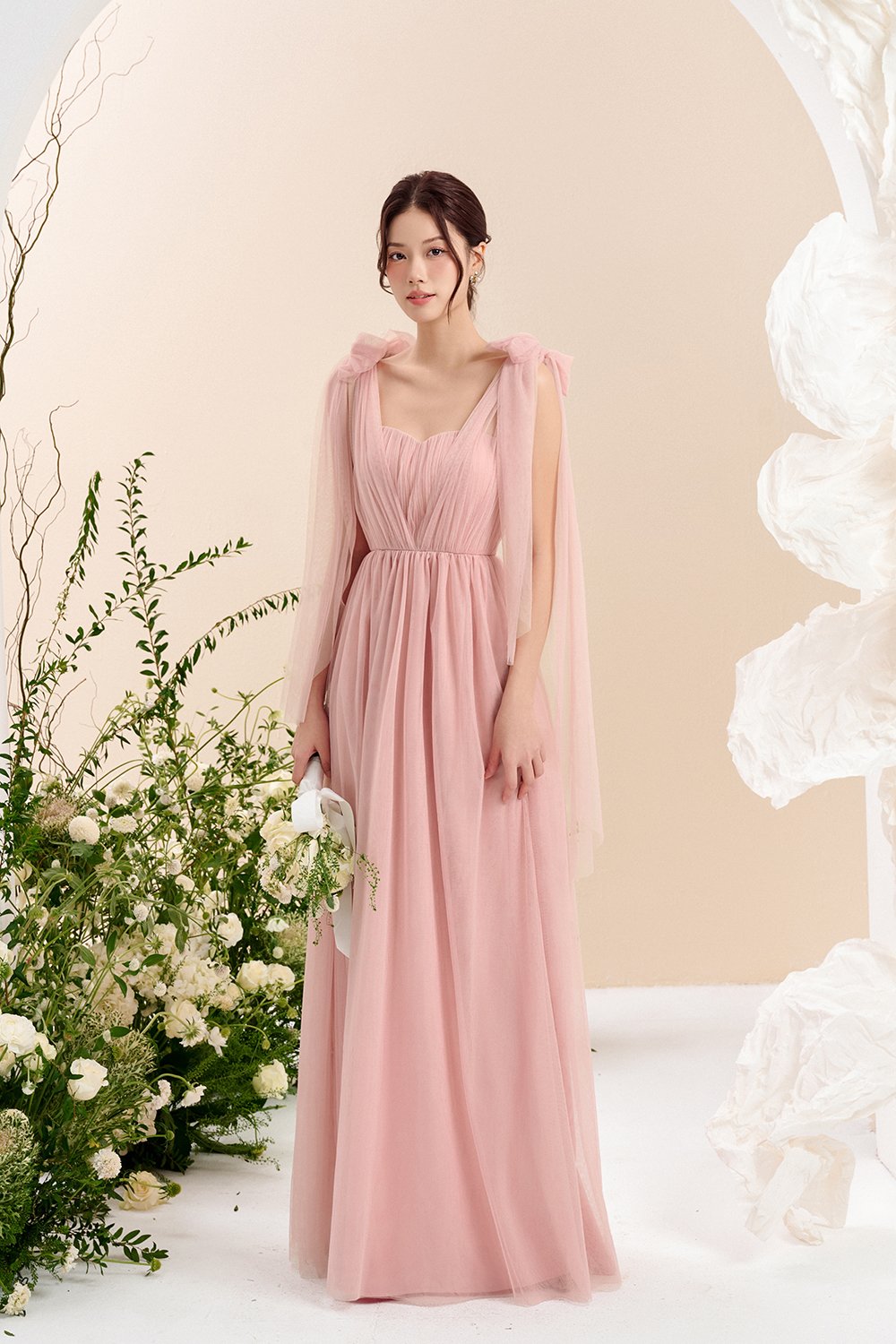 Harlow Infinity Maxi Dress in Hushed Petal