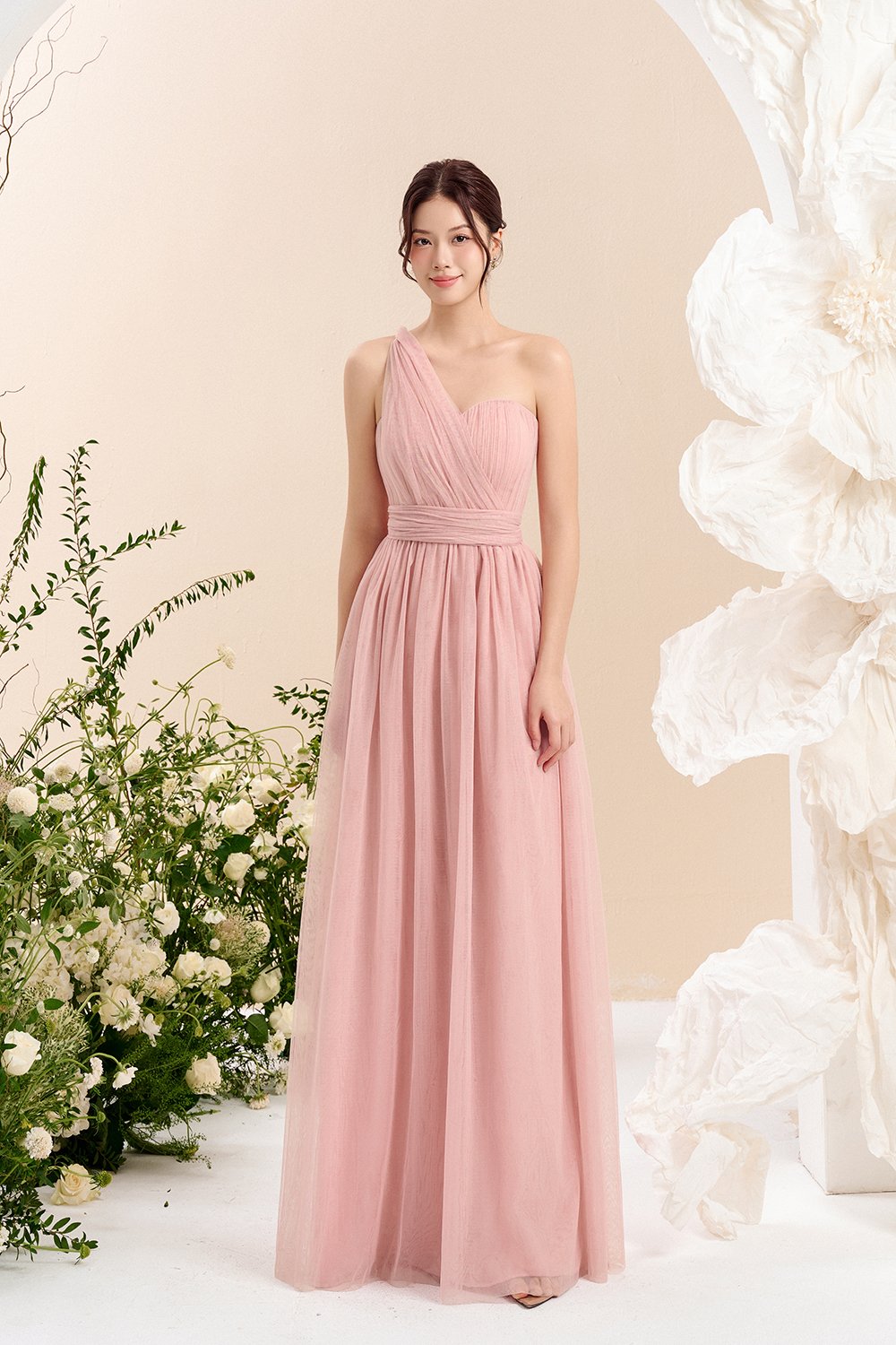 Harlow Infinity Maxi Dress in Hushed Petal