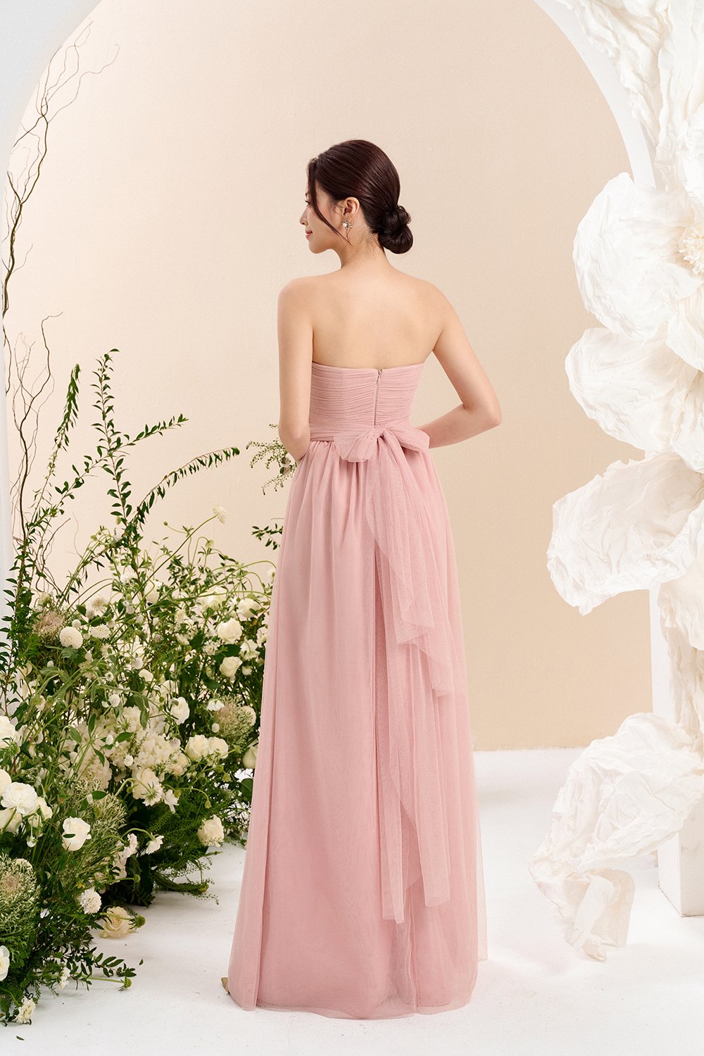Harlow Infinity Maxi Dress in Hushed Petal