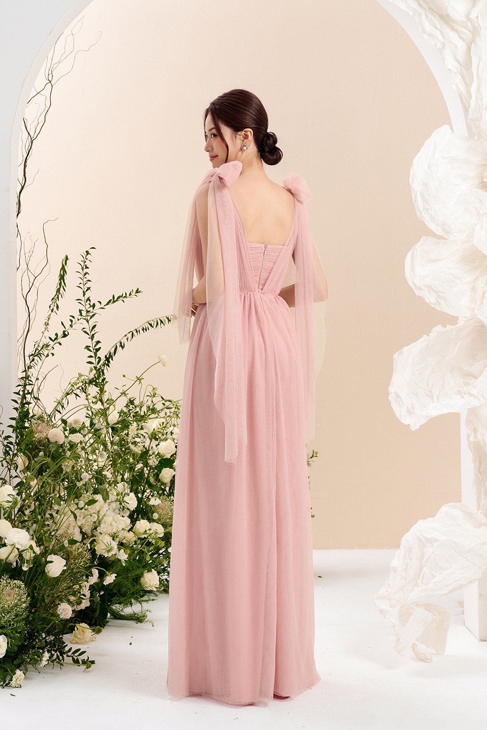 Harlow Infinity Maxi Dress in Hushed Petal