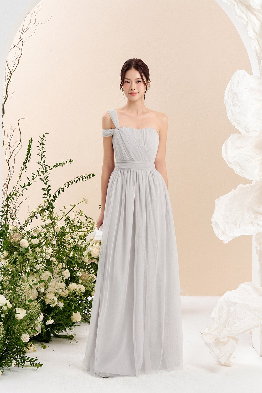 Harlow Infinity Maxi Dress in Moonlit Grey