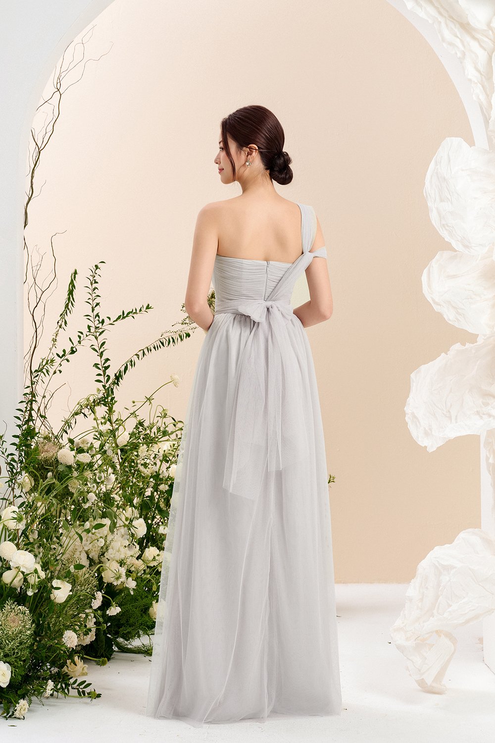 Harlow Infinity Maxi Dress in Moonlit Grey