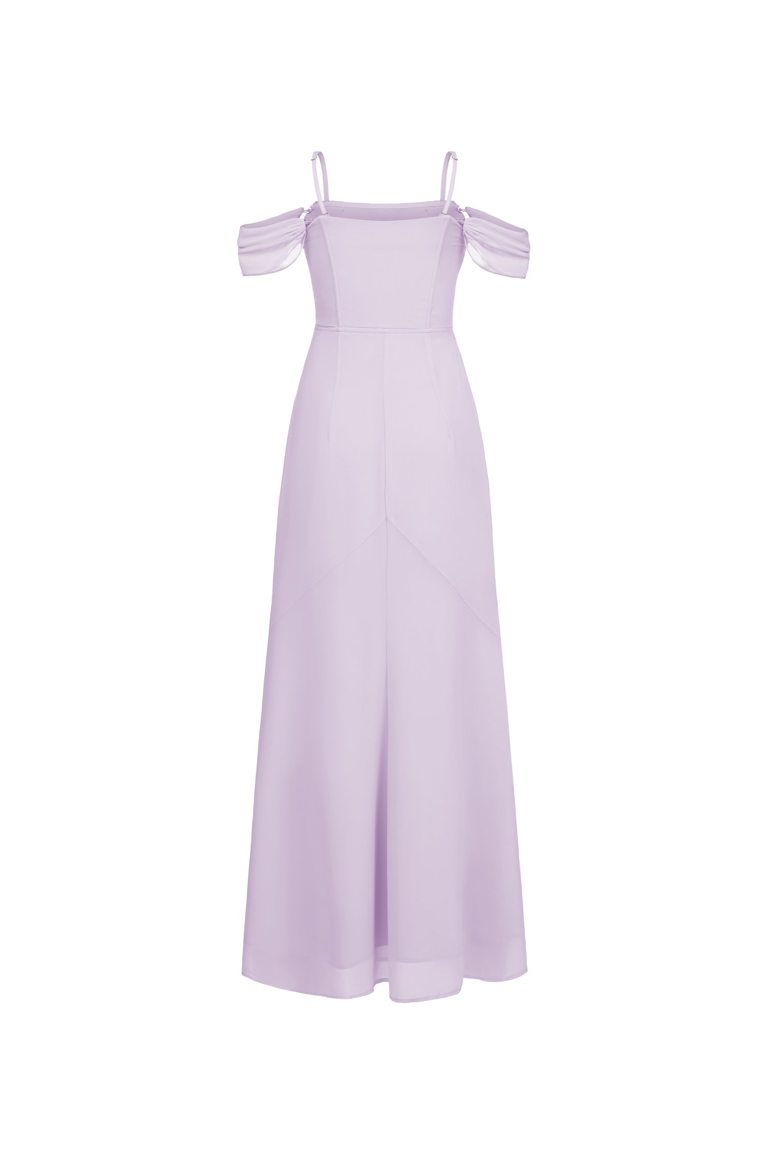 Iris 4-Way Mermaid Slip Padded Maxi Dress in Dreamy Lavender