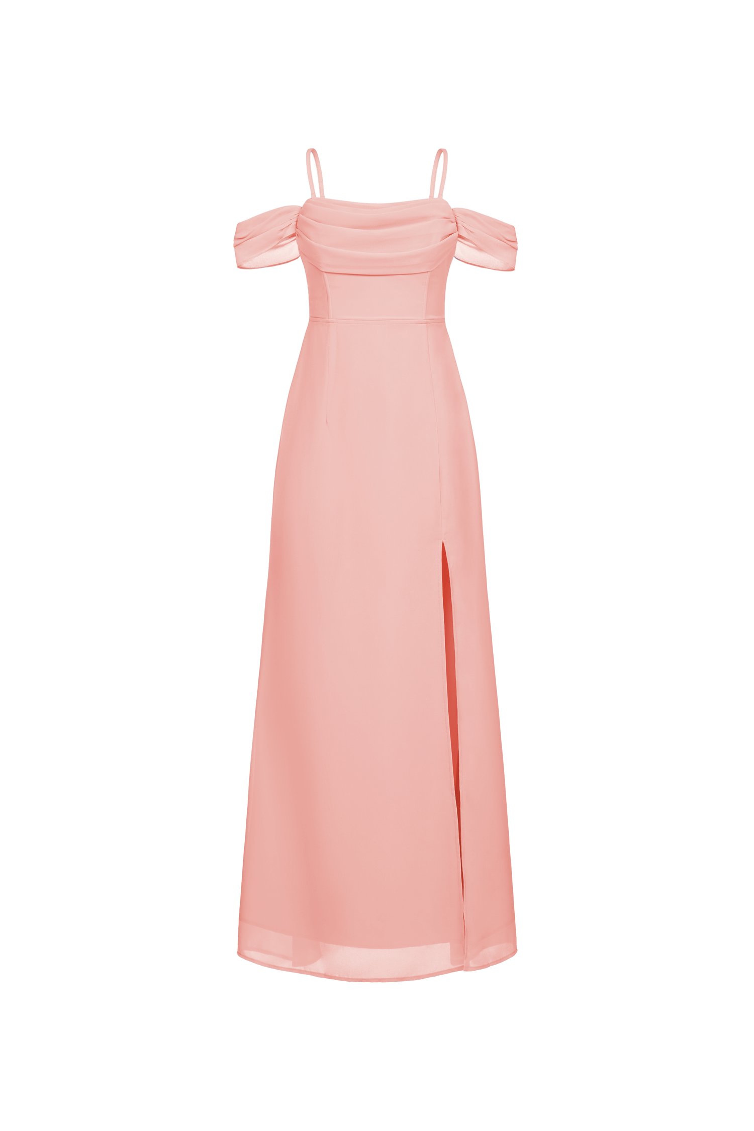 Iris 4-Way Mermaid Slip Padded Maxi Dress in Ethereal Blossom