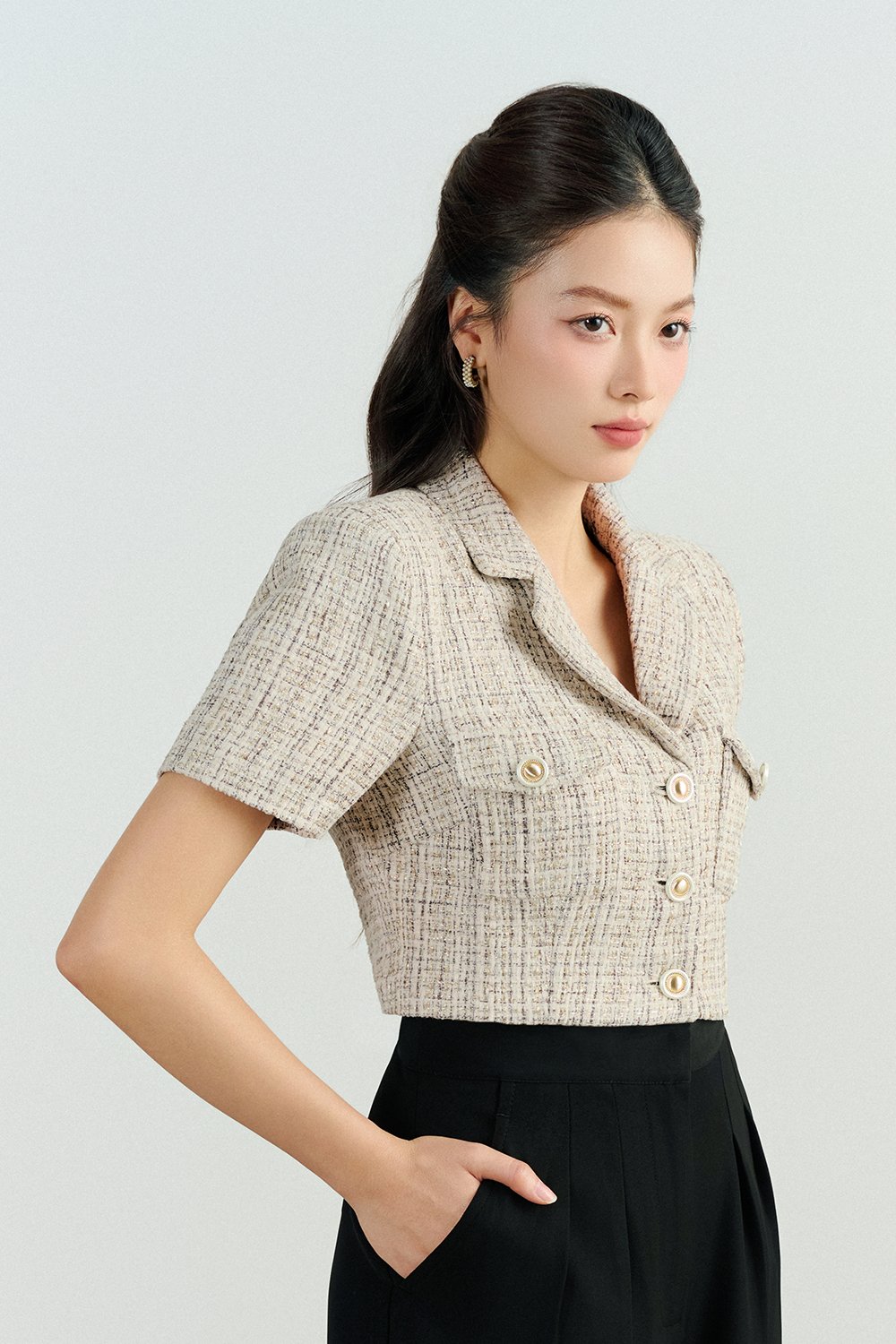 Deuxieme Classe 26,400円Tweed Cropped BL Deuxieme Classe 26,Tweed Cropped BL