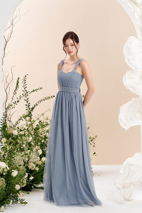 Harlow Infinity Maxi Dress in Blue Mist