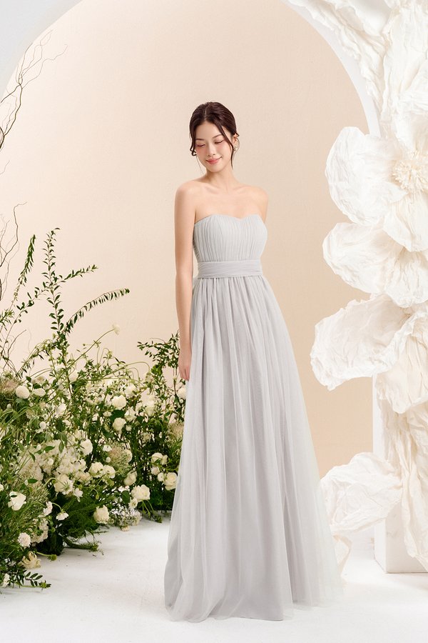 Harlow Infinity Maxi Dress in Moonlit Grey