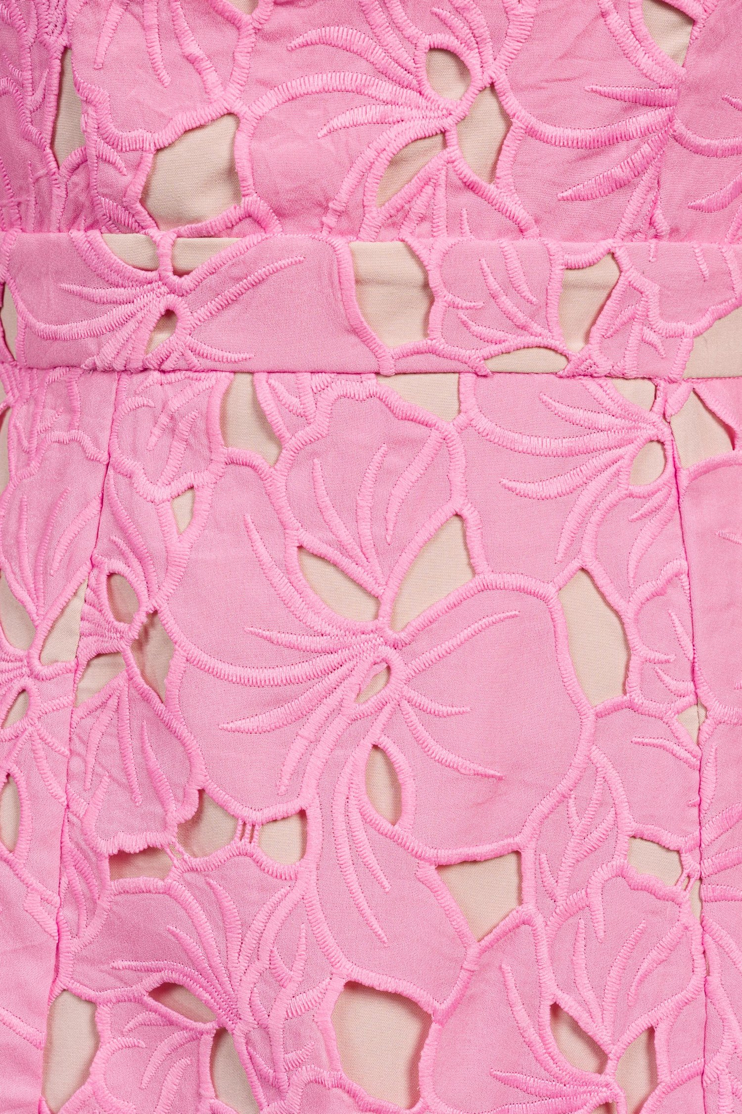 Arienna Padded Puff Sleeves Mini Dress in Taffy Pink