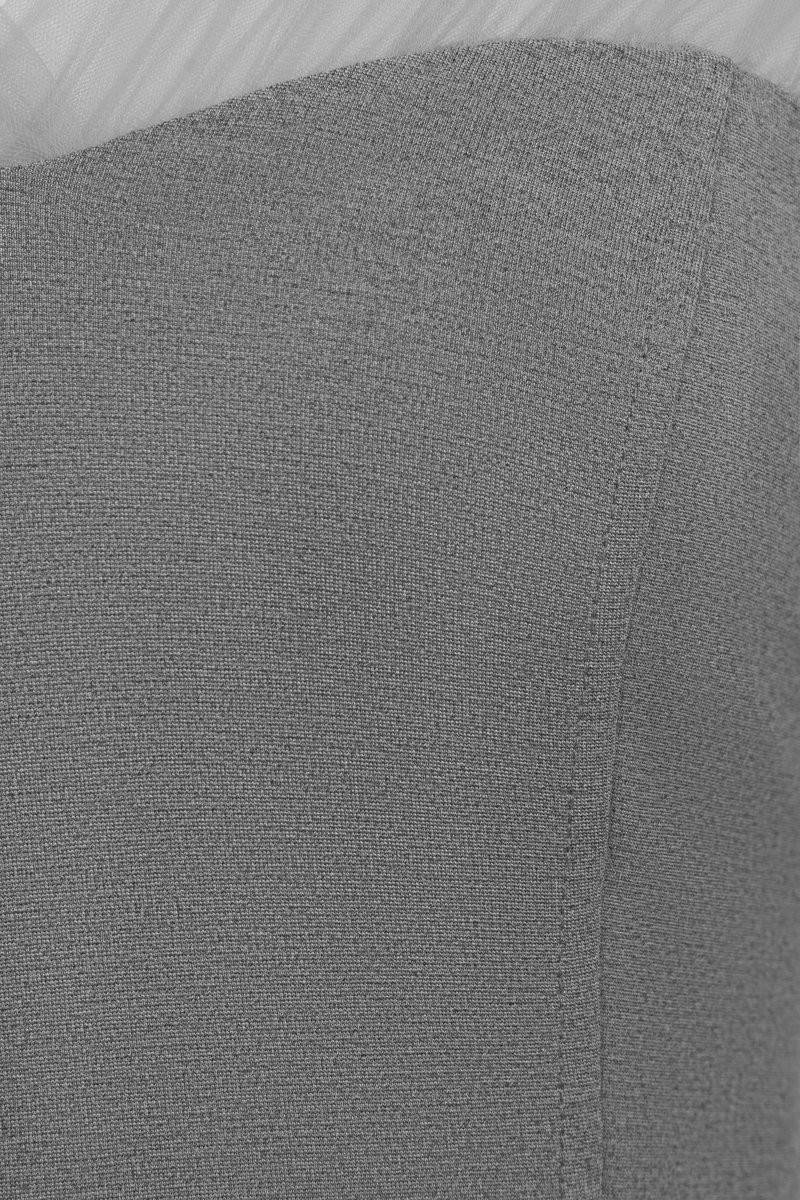 Celestine Padded 2-Way Long Sleeves Top in Mystic Graphite