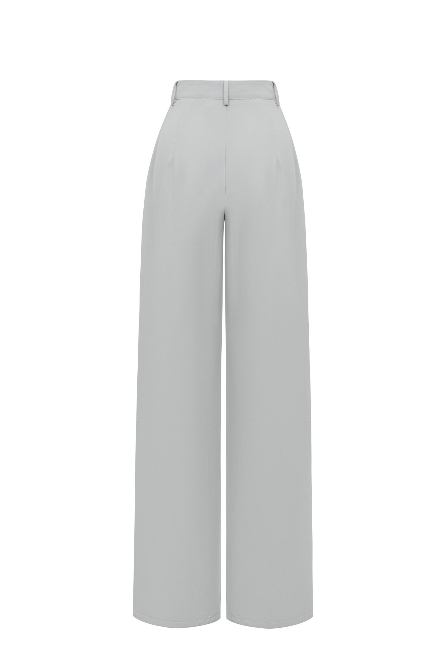 Chass&eacute; Wide Leg High Waist Pant in Frost Grey