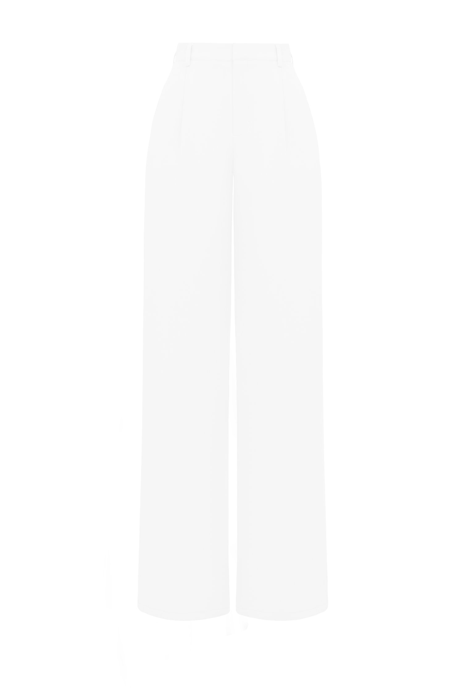Chass&eacute; Wide Leg High Waist Pant in Iconic White