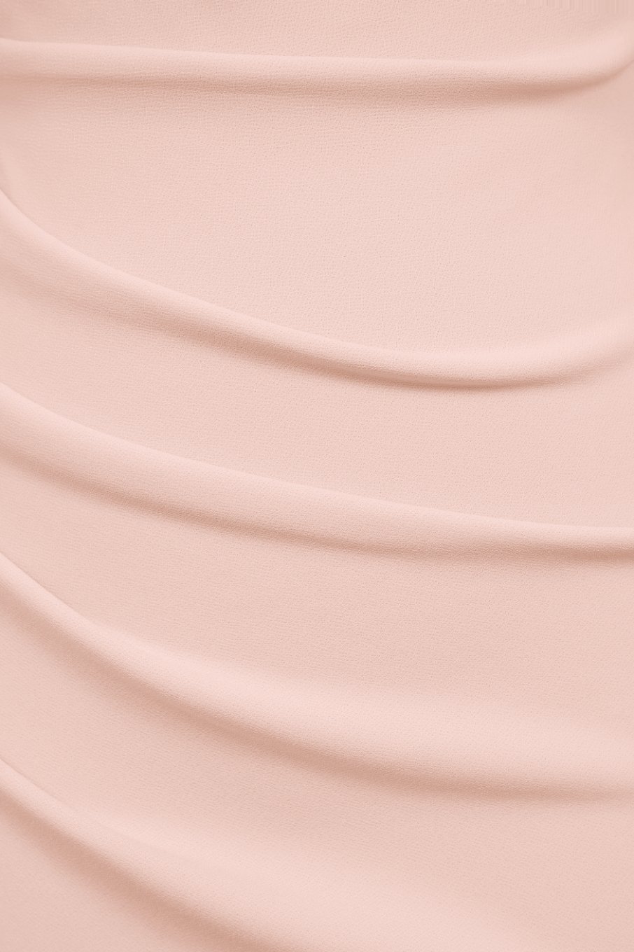 Josette Sweetheart Padded Ribbon Pencil Dress in Soft Blush