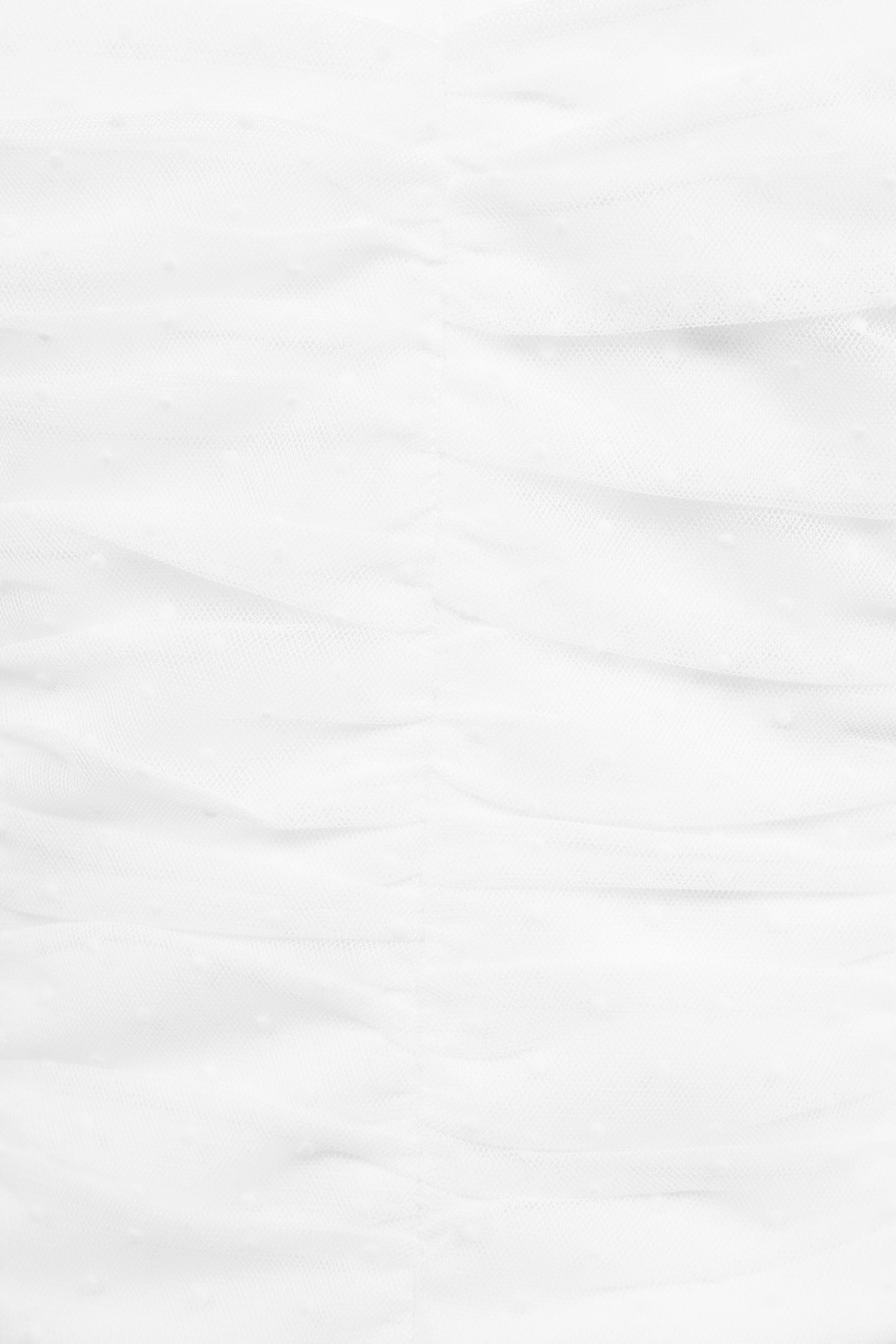 Lacey Padded Tulle Removable Ribbon Crop Top in Iconic White 2.0