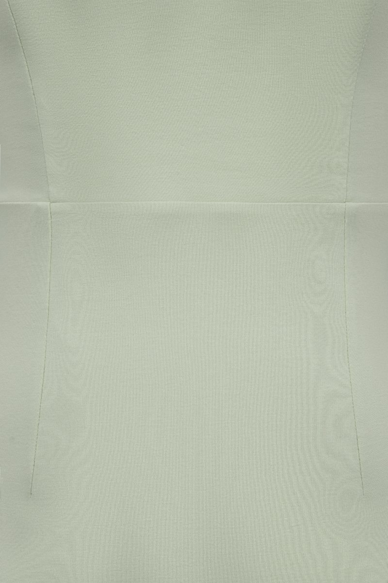 Mariette Cap Sleeves Pencil Dress in Sage Glow