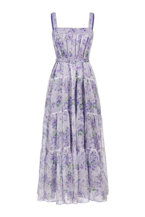 Amélie 3-Way Maxi Dress in Serene Garden