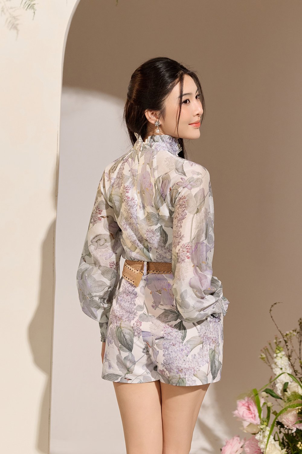 Evanthe Top & Ardelle Shorts Set