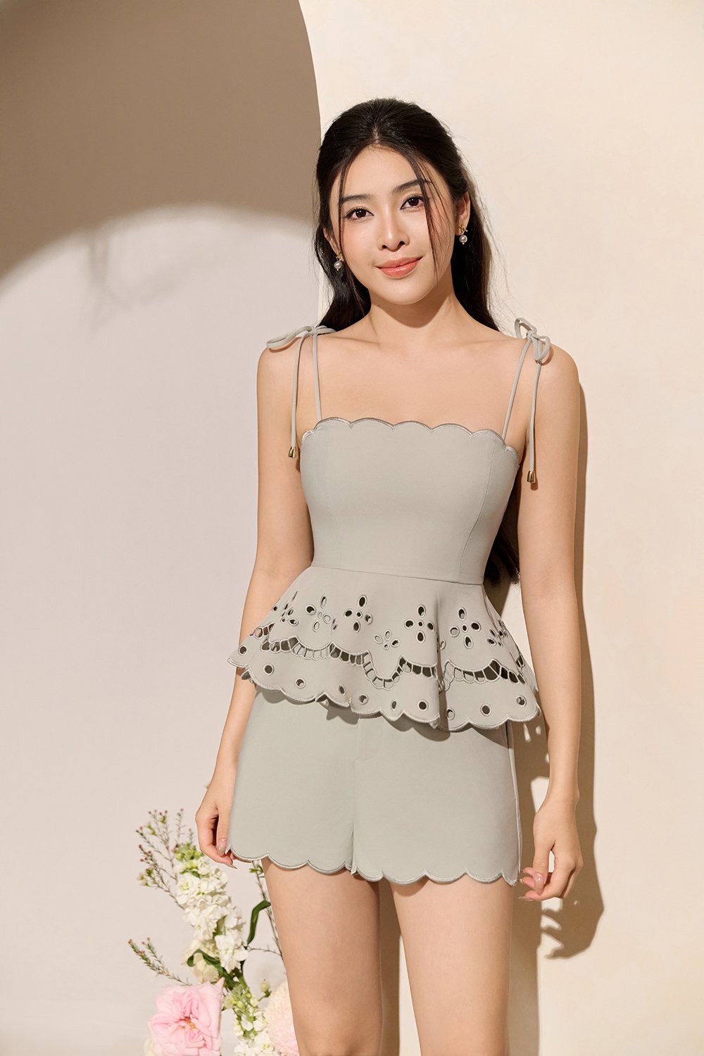 Cecily Top & Shorts Set