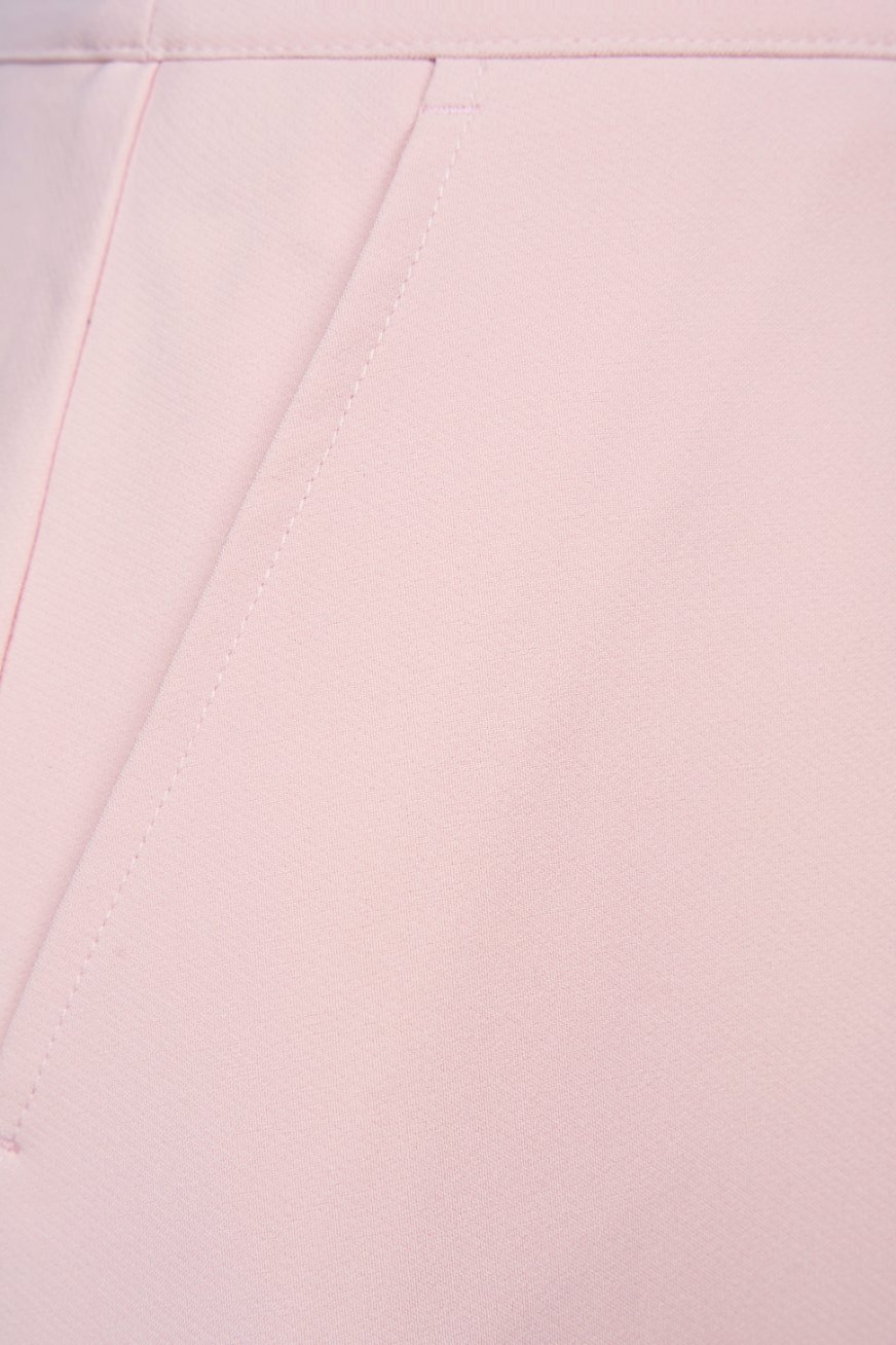 Cecily High Waisted Scallop Shorts in Soft Blush