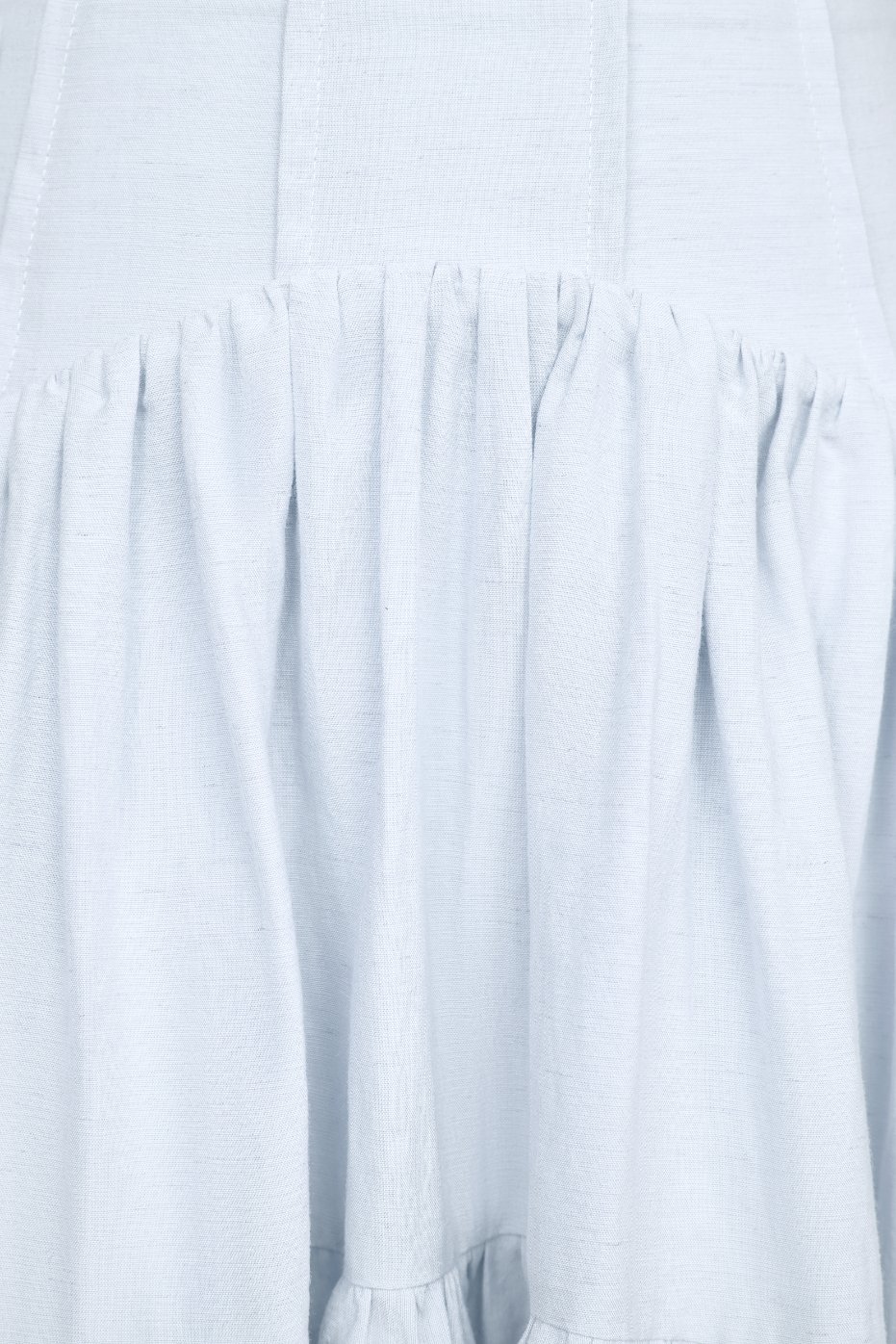 Wynne Assymetrical Maxi Skirt in Ice Blue