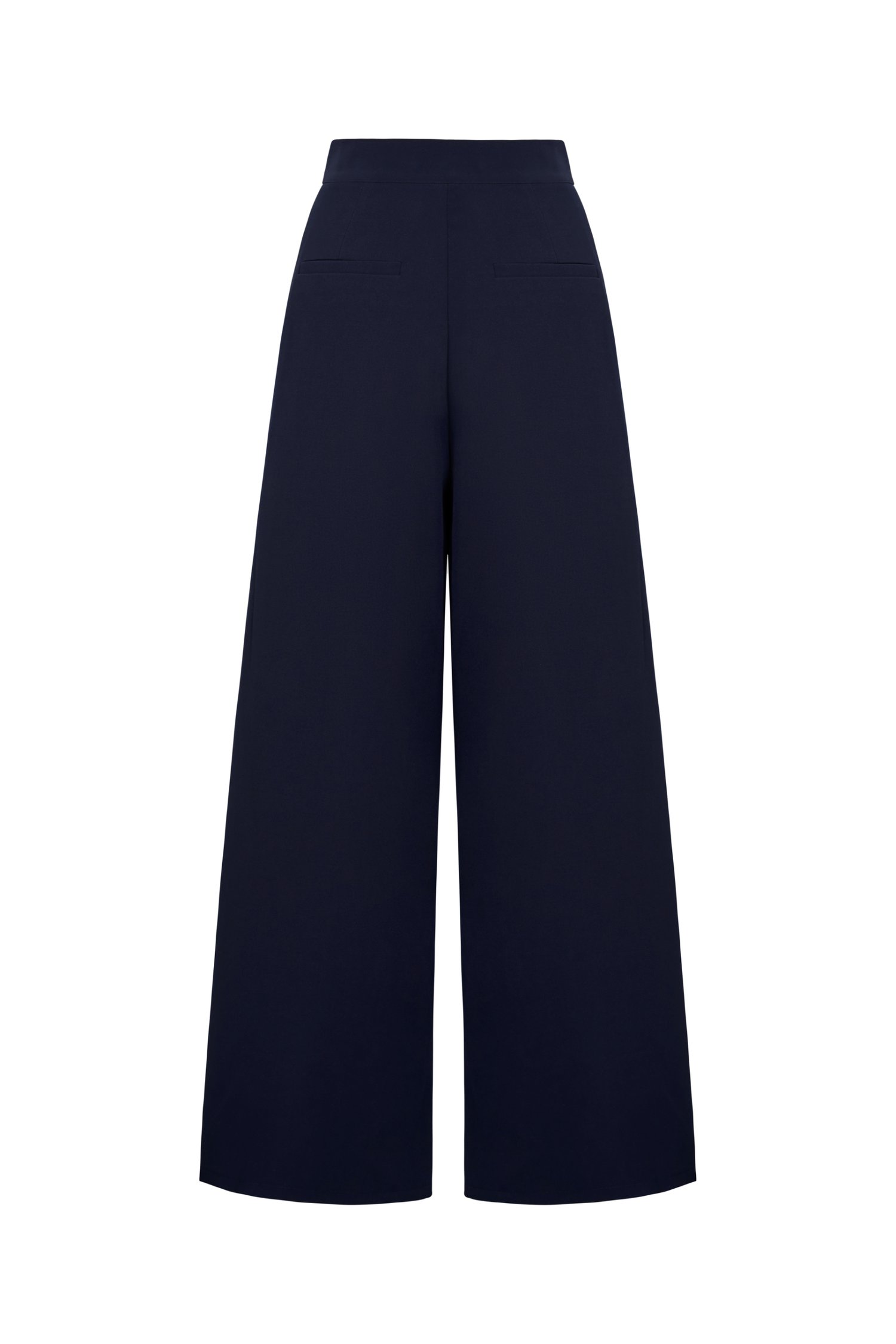 Zaya Palazzo Pant in Navy Blue