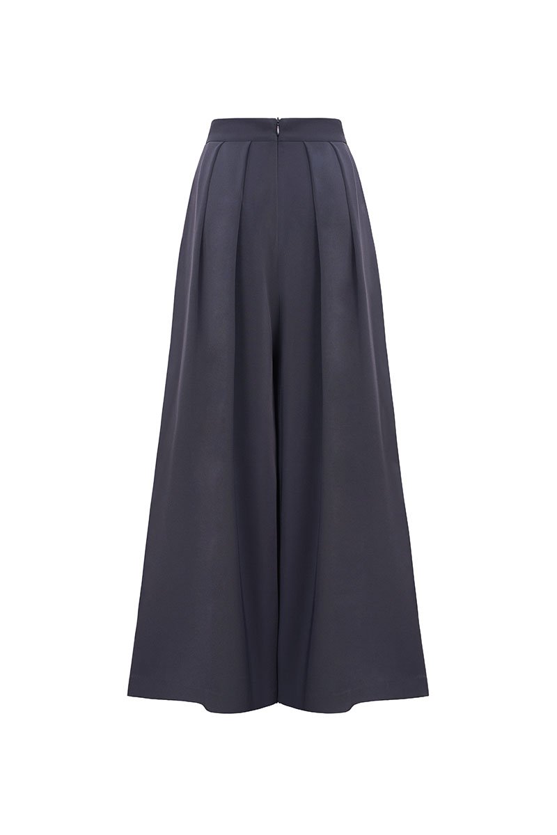 Berkely Palazzo Pants in Charcoal
