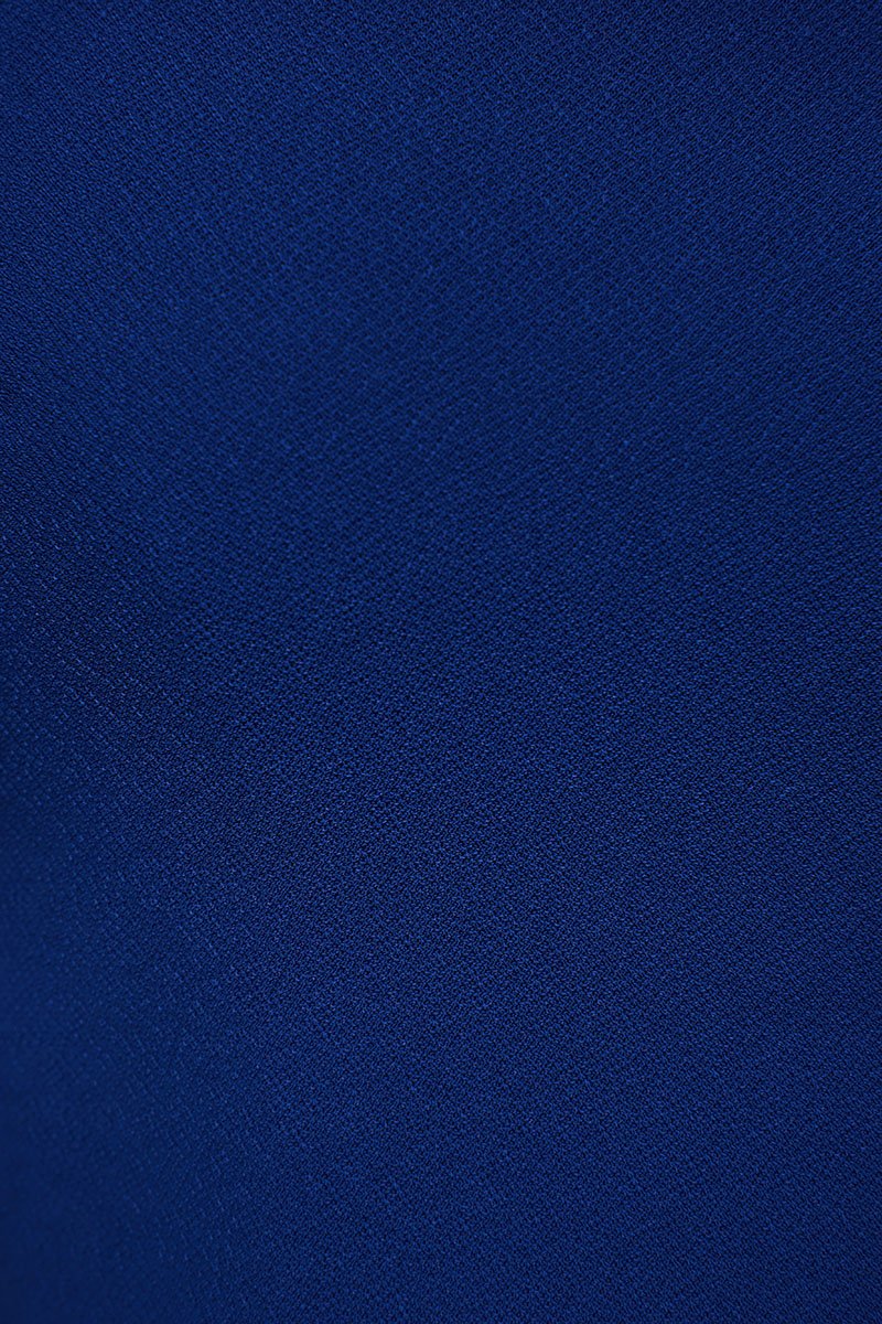 Calista Padded Puffy Sleeves Top in Cobalt Blue