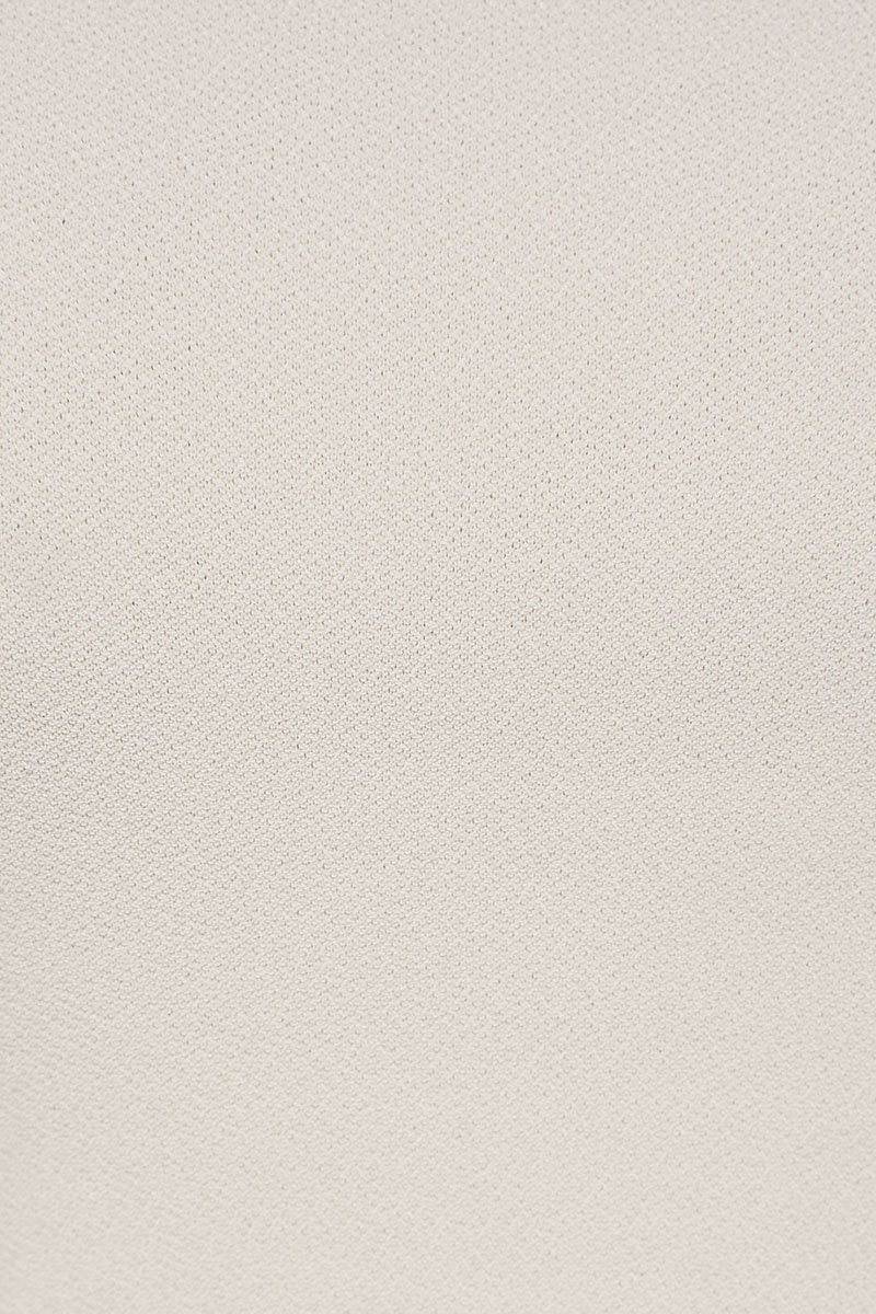 Calista Padded Puffy Sleeves Top in Ivory