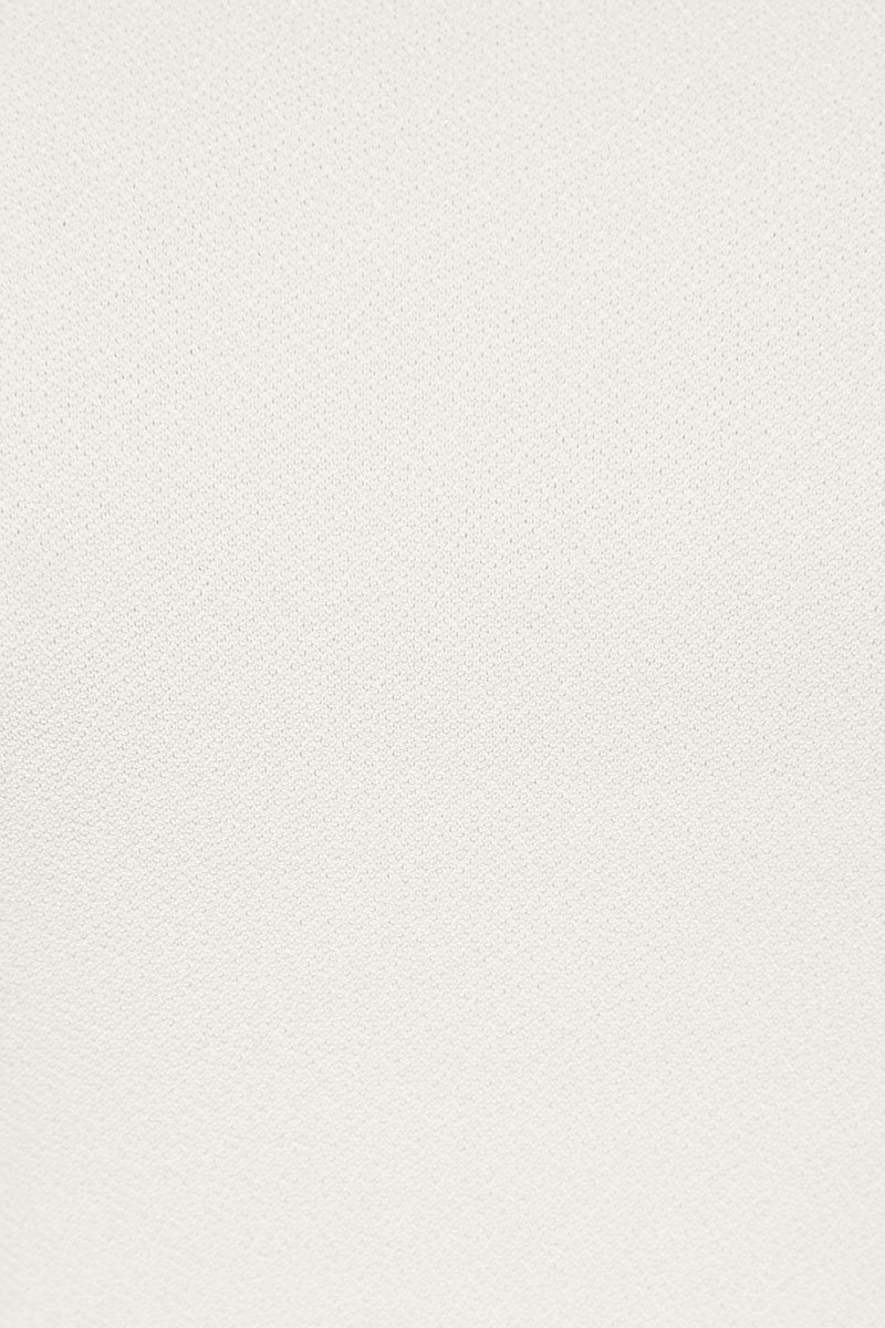 Calista Padded Puffy Sleeves Top in Iconic White