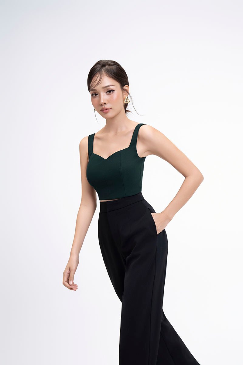 Presley Straight Pants in Classic Black