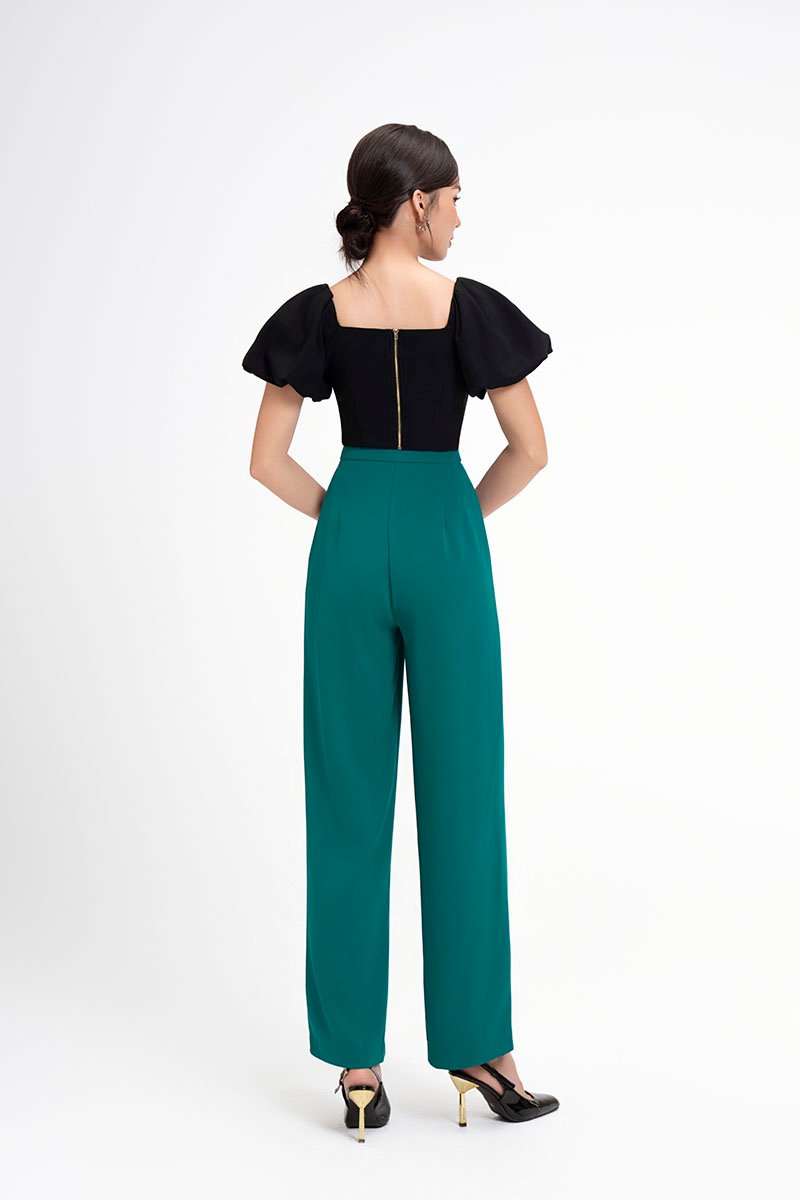 Presley Straight Pants in Peacock