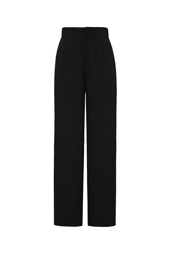 Presley Straight Pants in Classic Black
