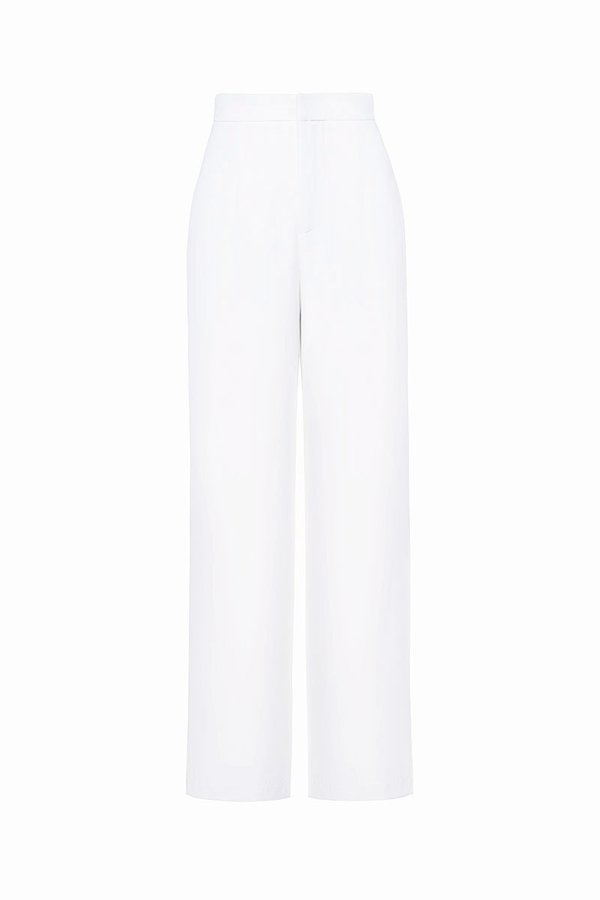 Presley Straight Pants in Iconic White