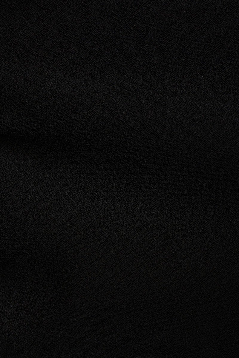 Demi Off Shoulder Padded Top in Classic Black