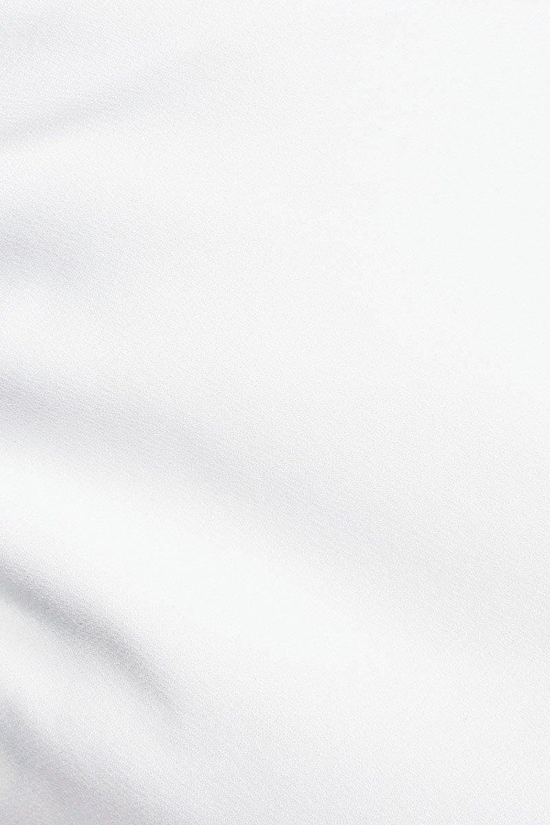 Demi Off Shoulder Padded Top in Iconic White